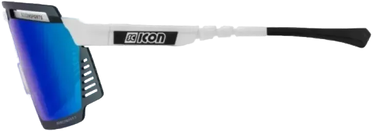 Очки Scicon Aerowatt White Gloss/SCNPP Multimirror Blue - 3