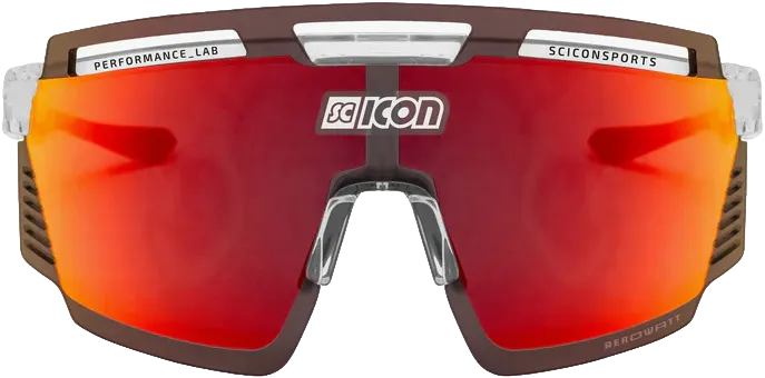 Очки Scicon Aerowatt Crystal Gloss/SCNPP Multimirror Red - 1