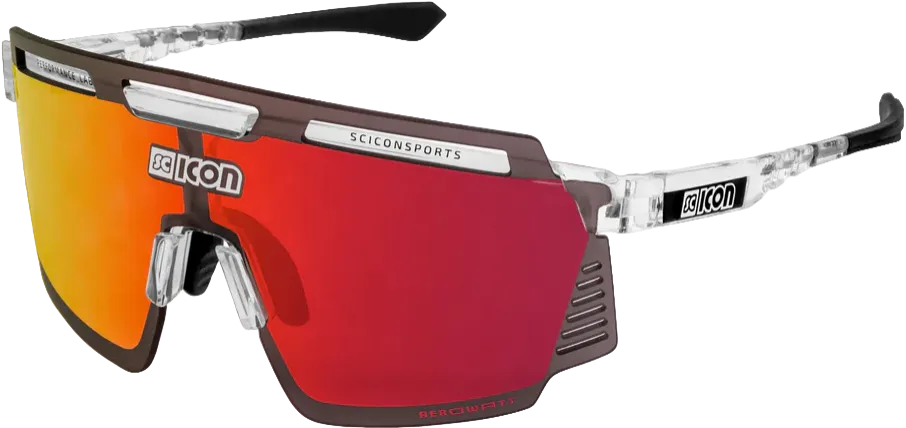 Очки Scicon Aerowatt Crystal Gloss/SCNPP Multimirror Red - 2
