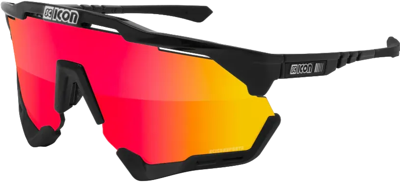 Очки Scicon Aeroshade XL Black Gloss/lens SCNPP Multimirror Red - 2
