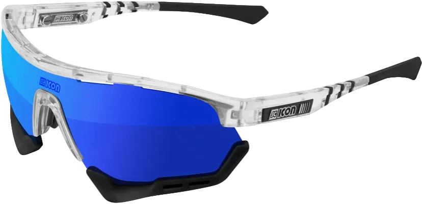 Очки Scicon Aerotech Crystal Gloss/lens SCNPP Multimirror Blue - 2