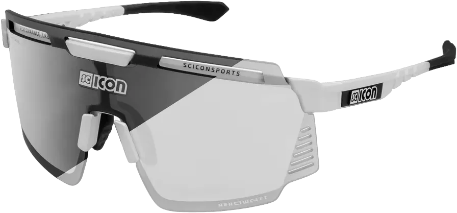 Очки Scicon Aerowatt White Gloss/SCNPP Photocromic Silver - 2