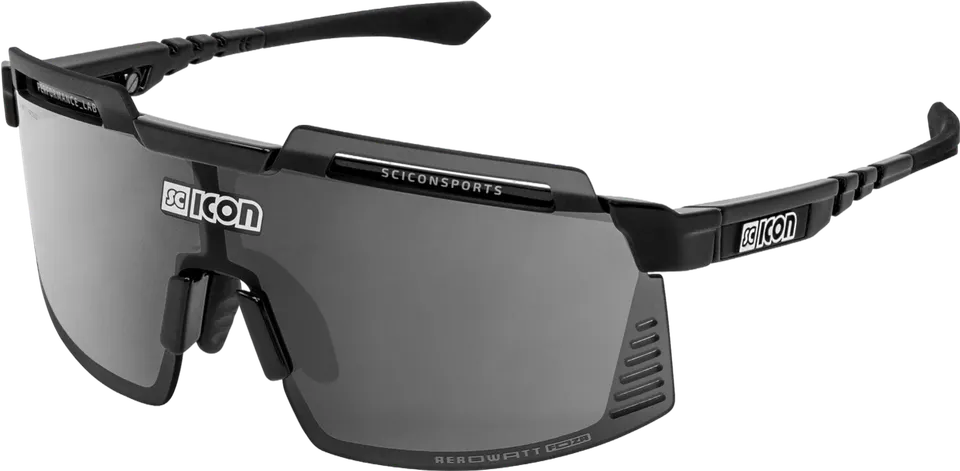 Очки Scicon Aerowatt Foza Black Gloss/SCNPP Multimirror Silver - 2
