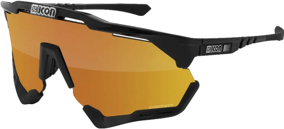 Очки Scicon Aeroshade XL Black Multimirror Bronze - 2