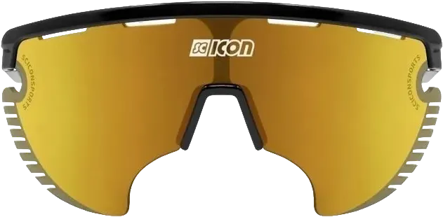 Очки Scicon Aerowing Lamon Black Gloss Multimirror Bronze - 1