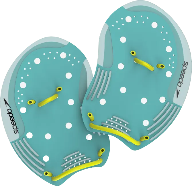 Лопатки для гребли Speedo I.M.TECH PADDLE LIGHT BLUE