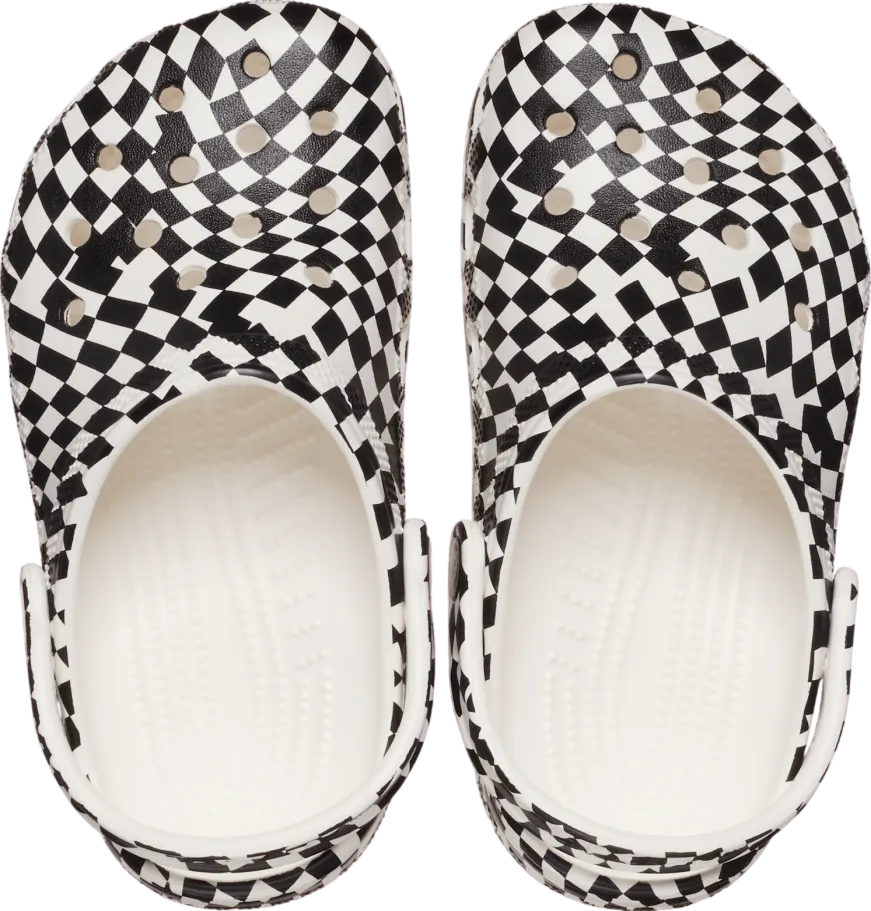 Crocs classic warped checker clog - 1