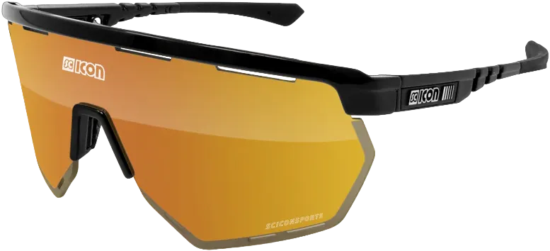 Очки Scicon Aerowing Black Gloss Multimirror Bronze - 2