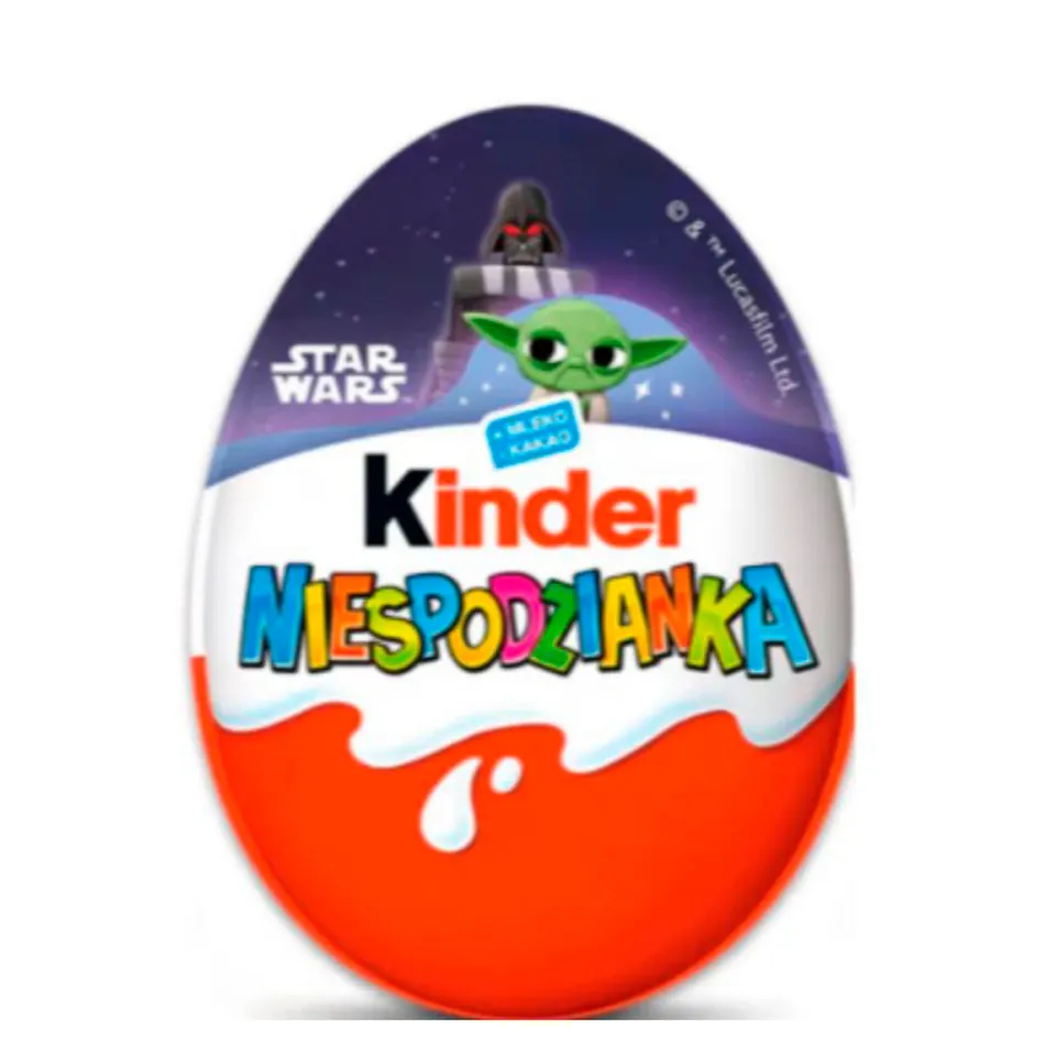 Шоколадное яйцо Kinder Surprise Star Wars с игрушкой, 20 г