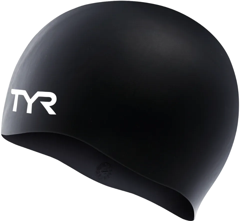 Шапочка для плавания TYR Wrinkle-Free Silicone Cap (001)