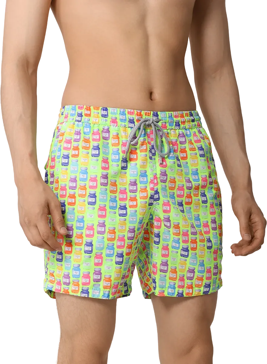Плавательные шорты ZEYBRA AUB321/VERDE-FLUO - 1