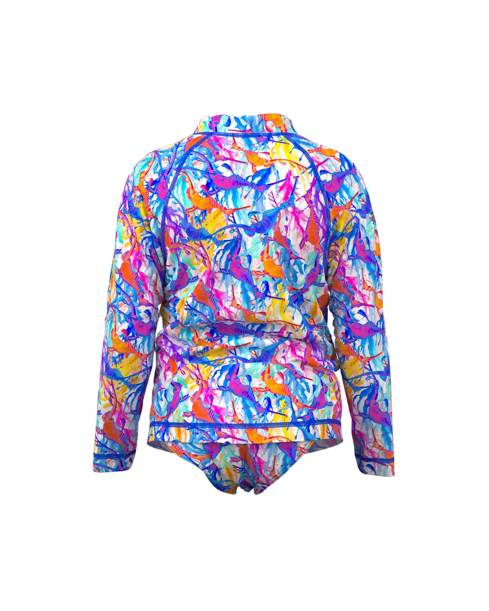 Купальник FUNKITA Toddler Girl's Dreamy Weedy (Zippy Rashie & Brief) - 2