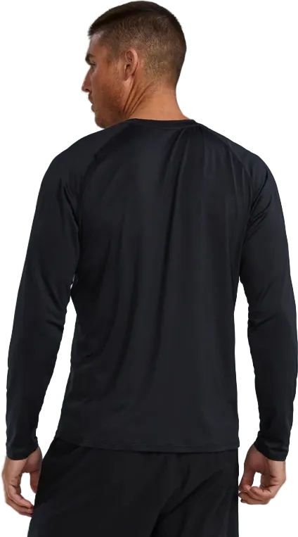 Футболка с длинным рукавом TYR Men's ClimaDry™ Raglan Long Sleeve Tech Tee - Solid Heather (001) - 2
