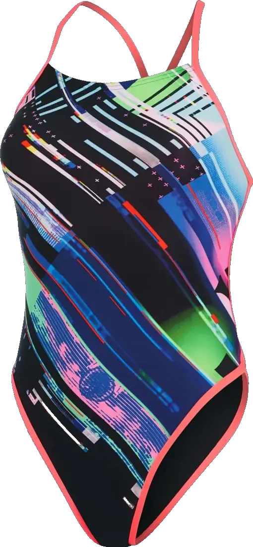 Купальник RIBK 1PC AF BLACK/BLUE Speedo - 4