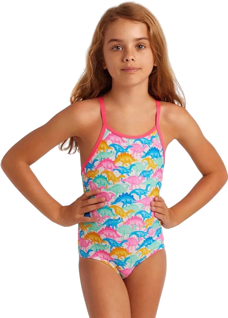 Купальник FUNKITA Toddler Girl's Minisaurus - 1