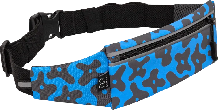 Сумка Enklepp Run Belt 365 (black flowers blue) - 2