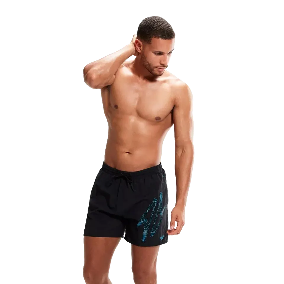 Шорты Speedo Hyperboom plmt 16 (black/blue) - 1