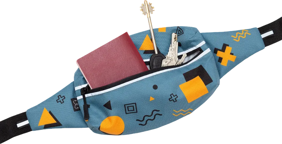Сумка Enklepp Marathon Waist Bag (geometry navy) - 3