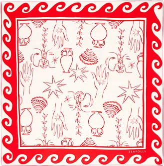 Шарф Seafolly Atlantis Faces Scarf (Jade) - 4