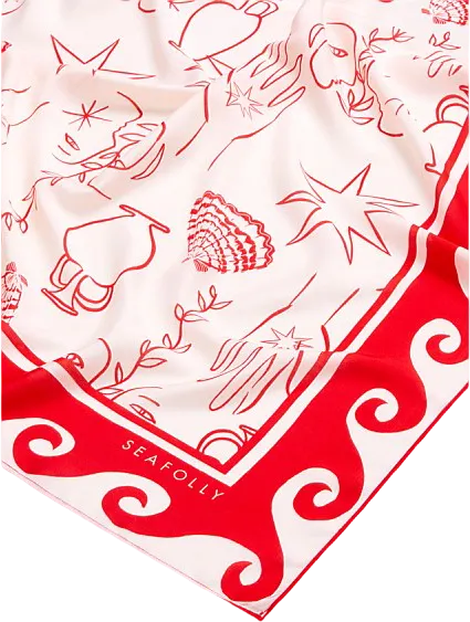 Шарф Seafolly Atlantis Faces Scarf (Jade) - 3