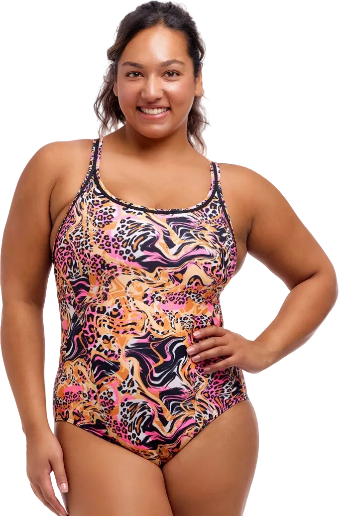 Купальник FUNKITA с поддержкой Tipsy Tiger (Locked In Lucy) - 1