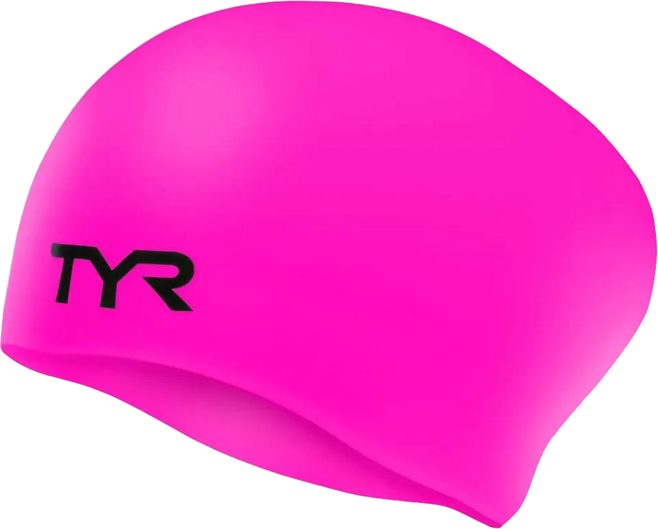 Шапочка для плавания TYR Long Hair Wrinkle-Free Silicone Cap (693)