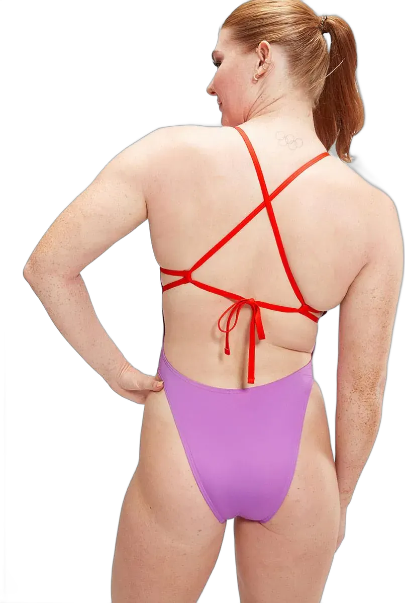 Купальник Speedo SOLID TIEBK 1PC AF - 2