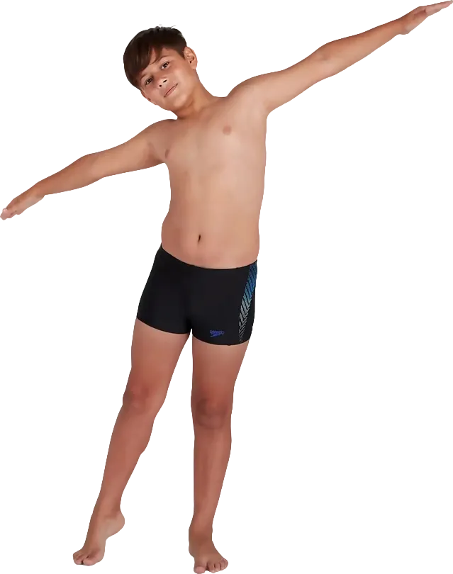 Плавки-шорты для мальчиков Speedo PLMT PRNT ASHT BLUE синий/голубой - 1