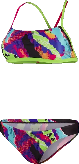 Купальник Speedo 2PCE XBCK AF (black/green) - 2