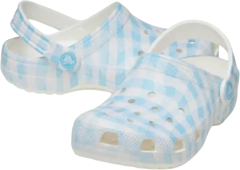 Crocs Classic Gingham (white/blue) - 2