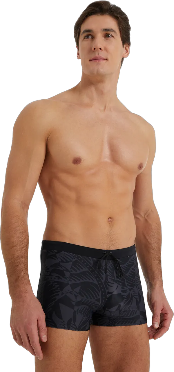 Плавки-шорты мужские SPEEDO Valmilton Valmilton Aquashort черн-сер - 1