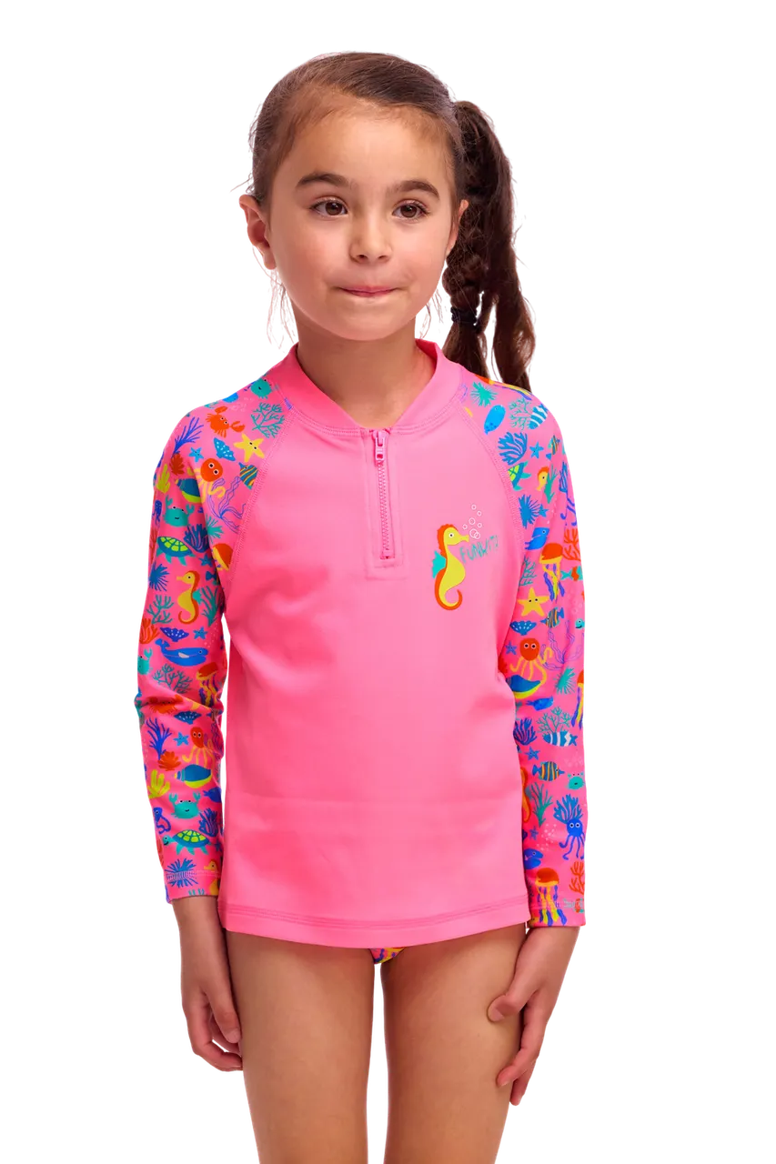 Купальник FUNKITA Toddler Girl's Fishilicious (Zippy Rash Vest) - 1