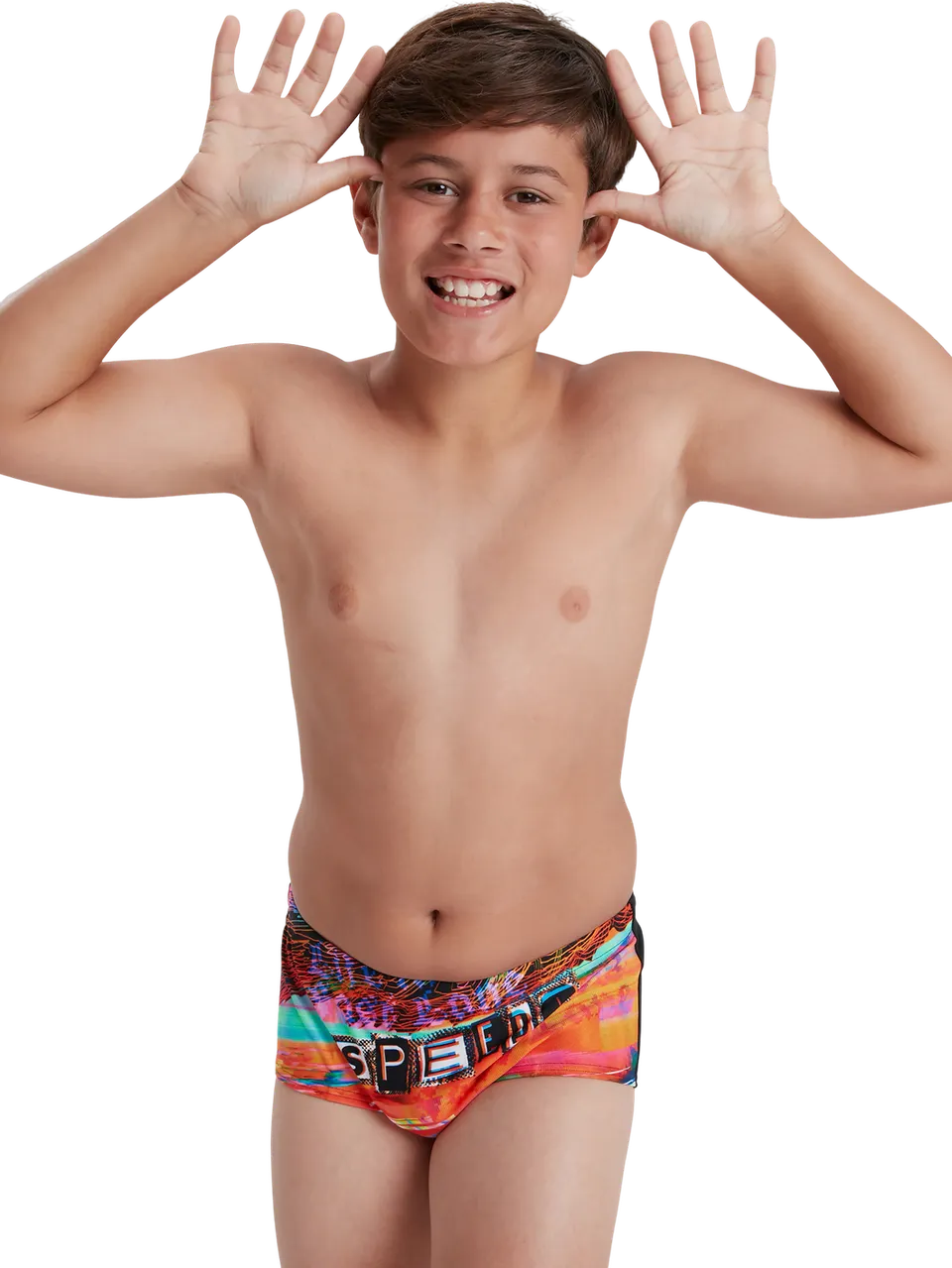 Плавки Speedo Junior PLMT 13CM (black/orange) - 1
