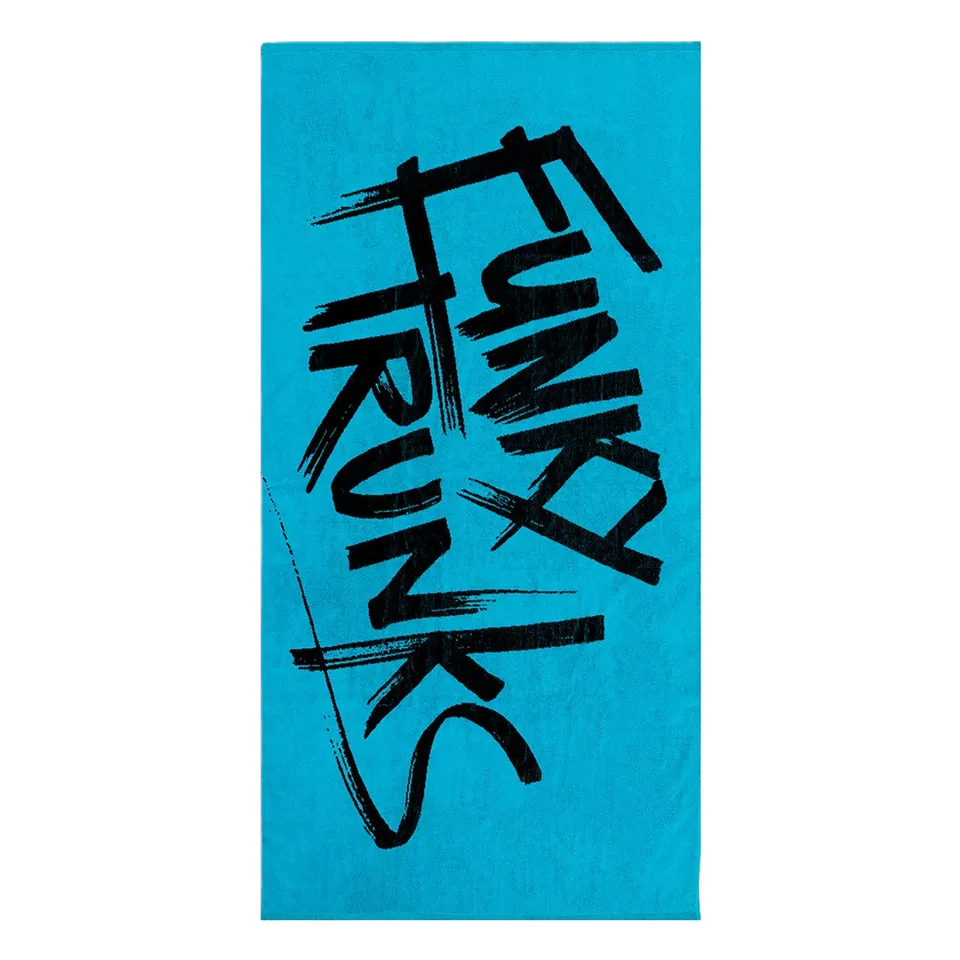 Хлопковое полотенце FUNKY TRUNKS Tagged Blue