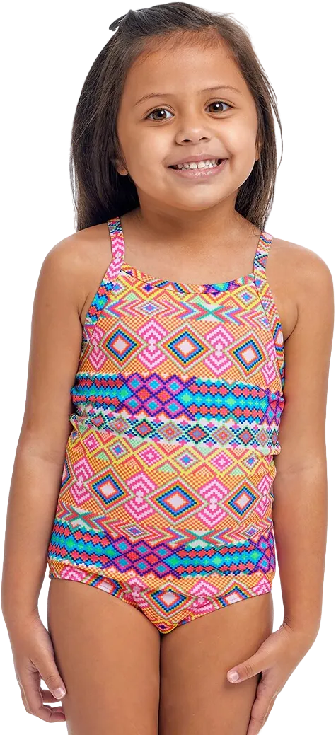 Купальник FUNKITA Toddler Girl's Devil In Detail Printed One Piece - 1