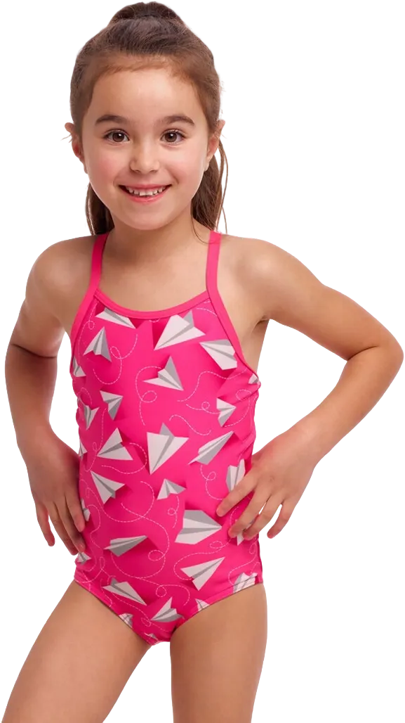 Купальник FUNKITA Toddler Girl's Paper Pink - 1