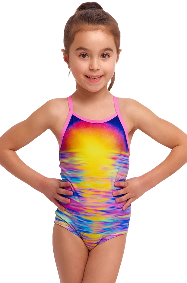 Купальник FUNKITA Toddler Girl's Darkinjung Sunset - 1