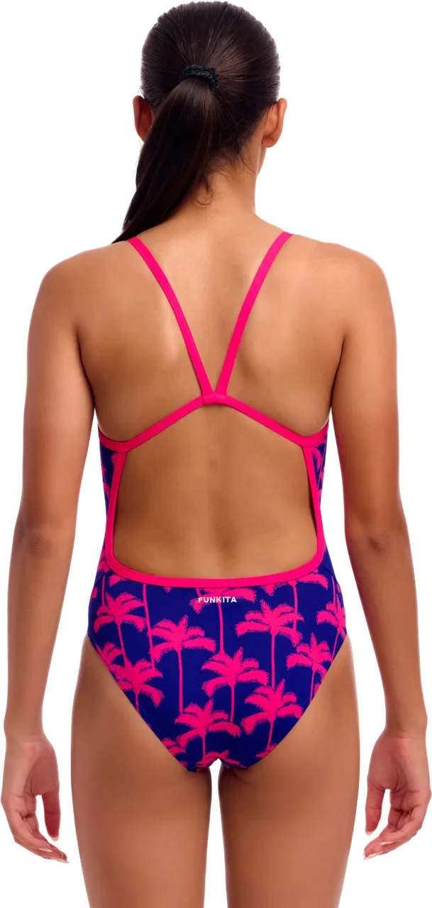 Купальник FUNKITA Girl's Pinky Palms (Single Strap) - 2