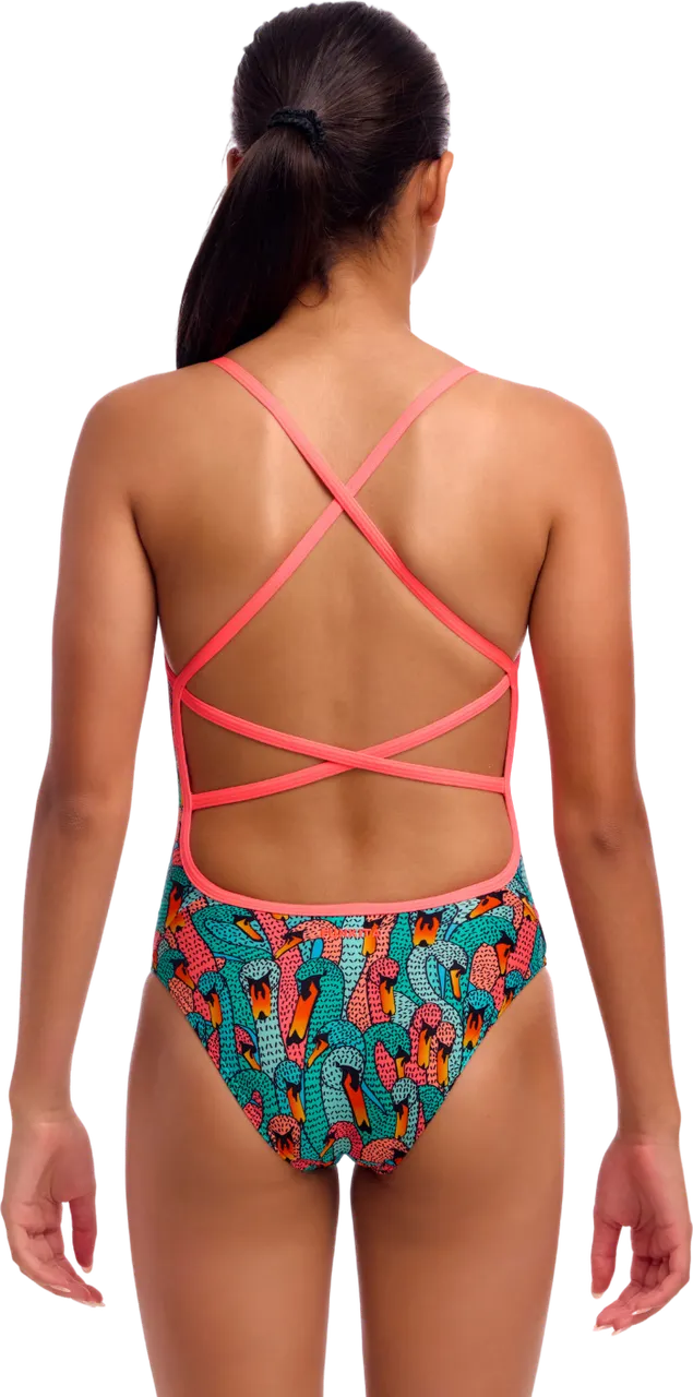 Купальник FUNKITA Girl's Swan See Swan (Strapped In) - 2