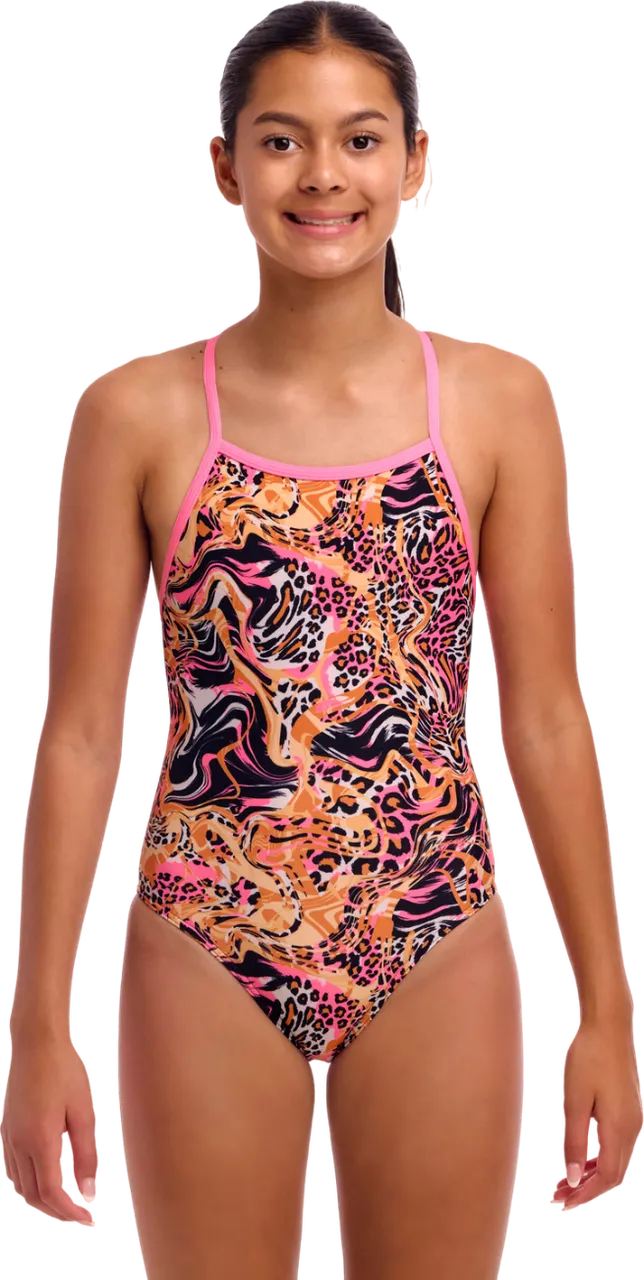 Купальник FUNKITA Girl's Tipsy Tiger (Tie Me Tight) - 1
