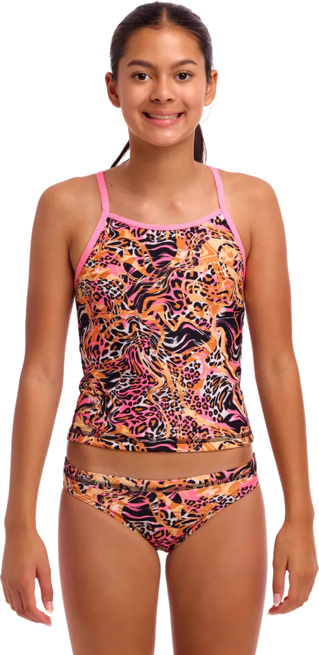 Купальник FUNKITA Girl's Tipsy Tiger (Swim Steady Tankini & Brief) - 1