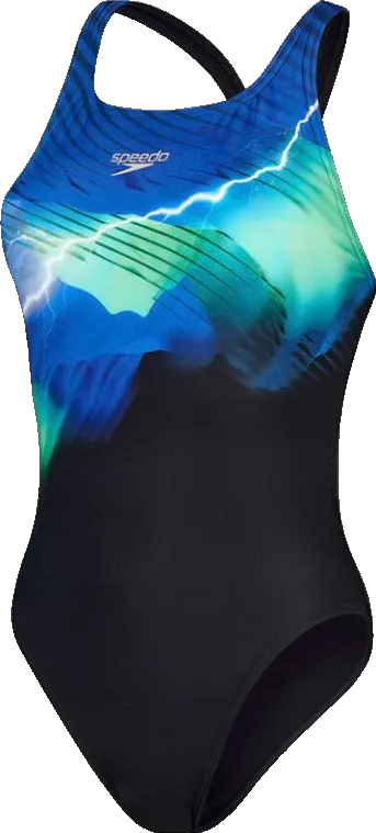 Купальник Speedo  PLMT DIGI (BLUE/GREEN) - 4
