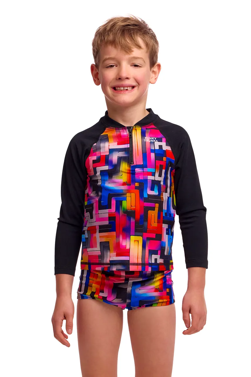 Лонгслив FUNKY TRUNKS Toddler Boys Putty Rules - 1