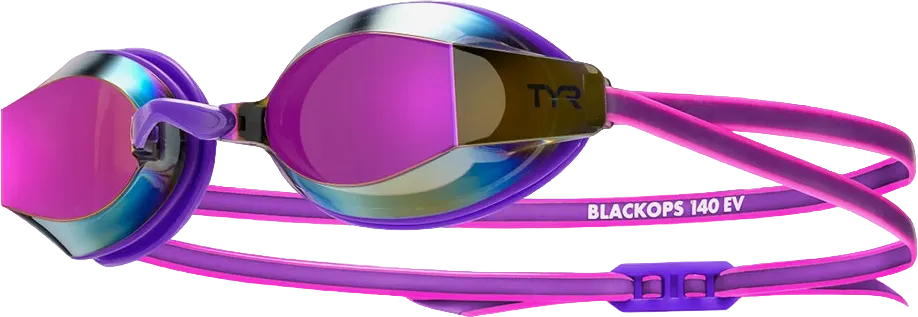 Очки для плавания TYR Women's Black Ops 140 EV Mirrored Racing