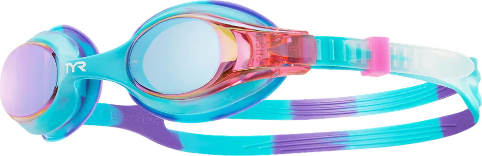 Очки для плавания детские TYR Swimple Tie Dye Mirrored