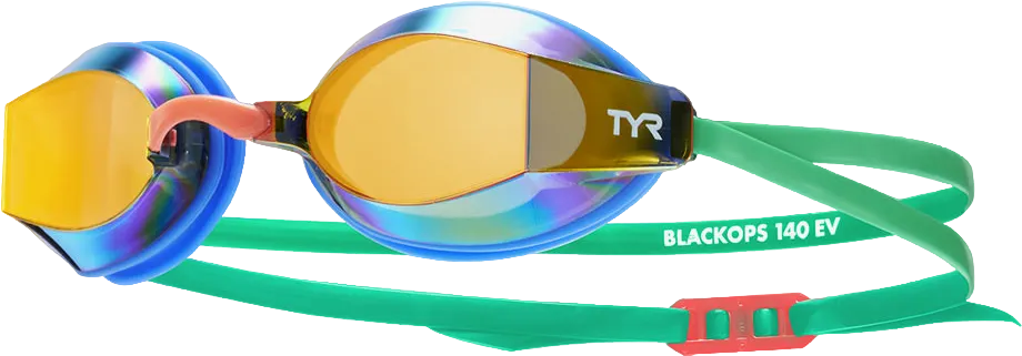 Очки для плавания TYR Black Ops 140 EV Racing Mirrored